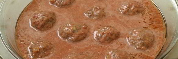 подлива для тефтелей