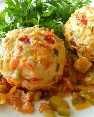 Рыбные тефтели в остром пикантном соусе