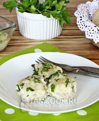 Рыбные тефтели в сметанном соусе