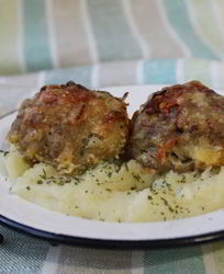 Свиные тефтели в сливочном соусе