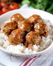 Тефтели без риса с подливкой