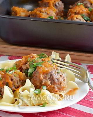 Тефтели из говядины в духовке