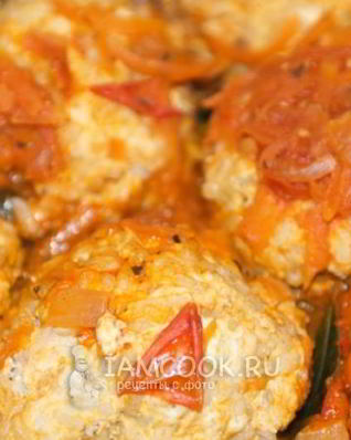 Тефтели из индейки с рисом