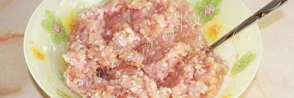 тефтели из индейки с рисом