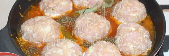 тефтели из индейки с рисом