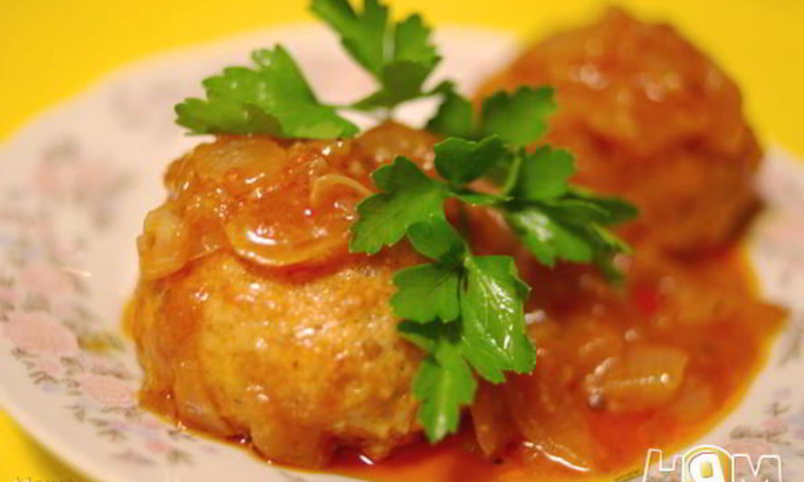 Рецепт тефтелей из семги в томатном соусе