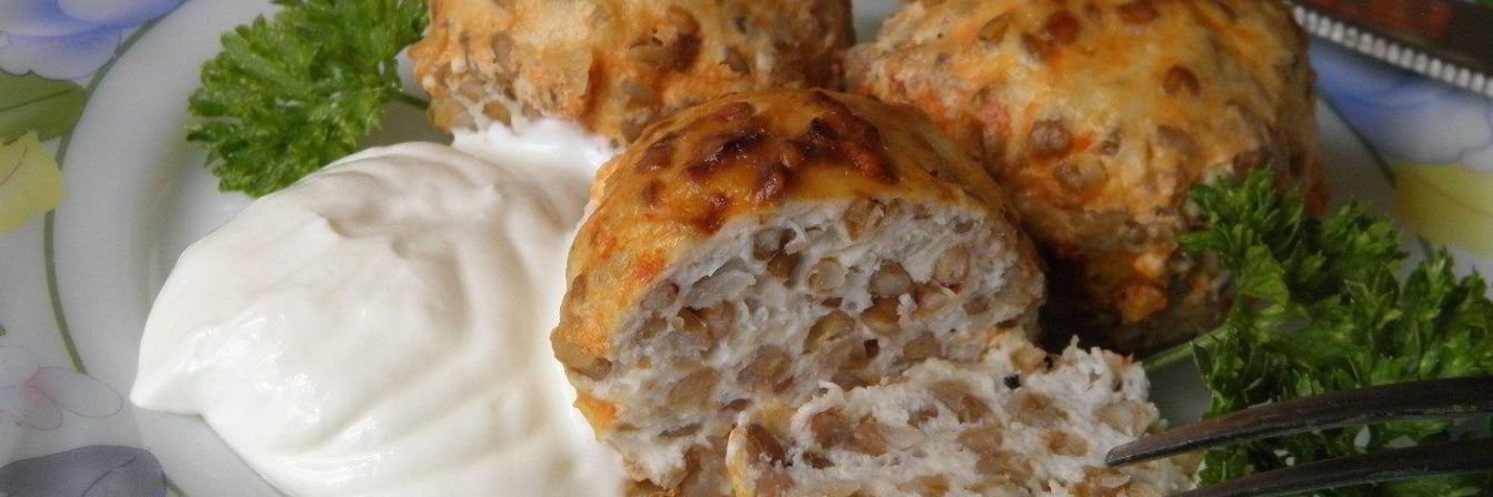 Тефтели с гречкой в духовке