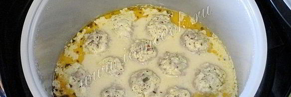 тефтели с подливкой в мультиварке