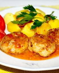 Тефтели с рисом жареные