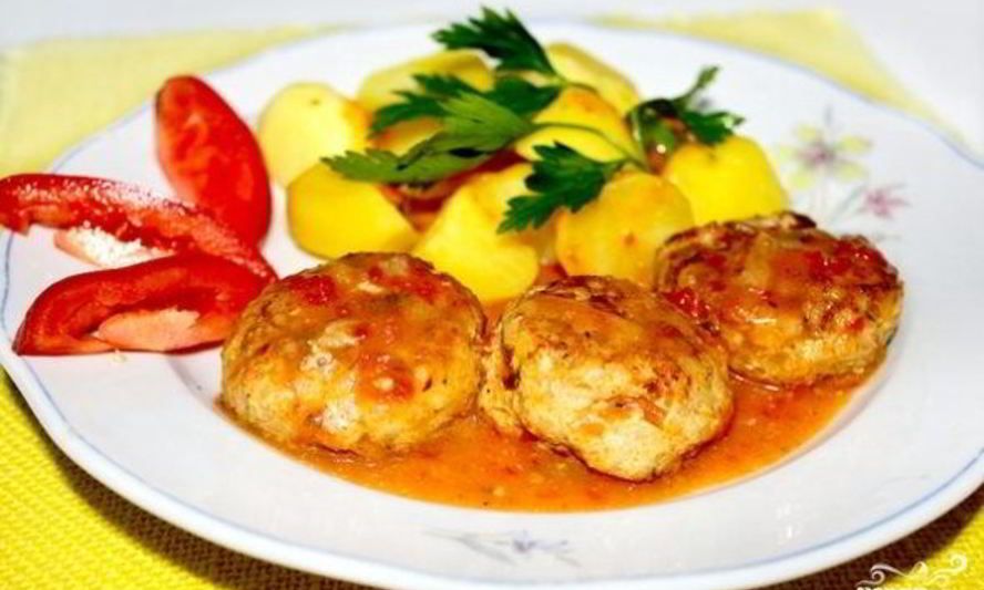 Рецепт тефтелей с рисом жареные