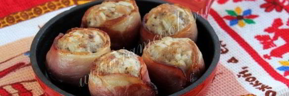 тефтели в духовке в беконе