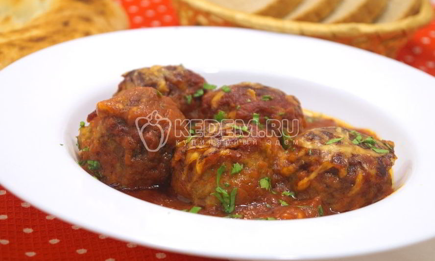 Рецепт тефтелей в духовке