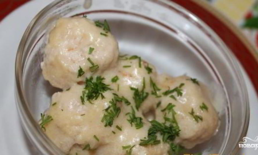 Рецепт тефтелей в молочном соусе