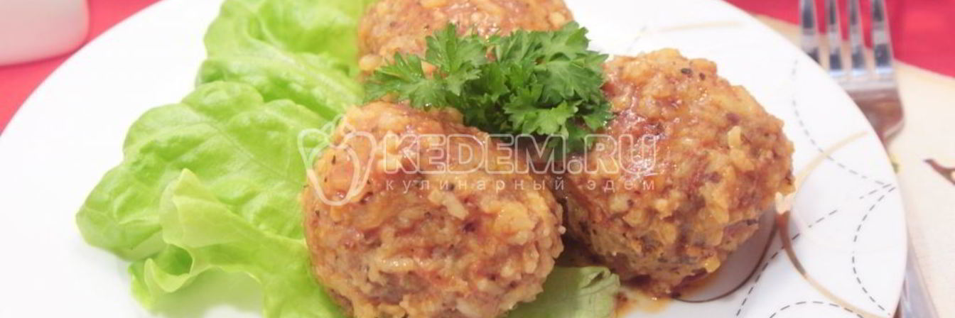 Тефтели в мультиварке с протертыми помидорами