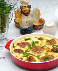 Тефтели в сырно-сливочном соусе