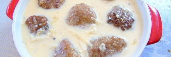 тефтели в сырно-сливочном соусе