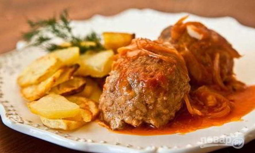 Рецепт тефтелей в томате