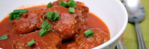 тефтели в томатном соусе с мятой