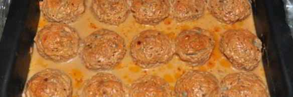 тефтели, запеченные в рукаве