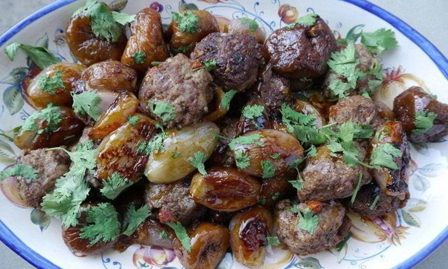 Рецепт тефтелек из ягнятины с инжиром и луком-шалотом
