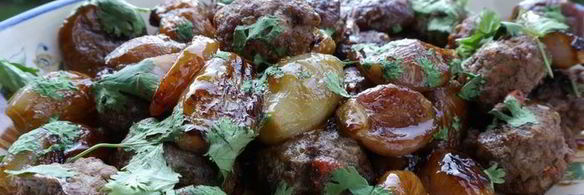 тефтельки из ягнятины с инжиром и луком-шалотом