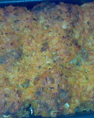 Тефтельки, запеченные с морковкой