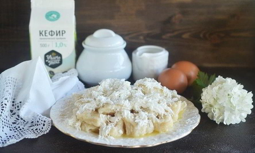 Рецепт ленивых вареников на кефире