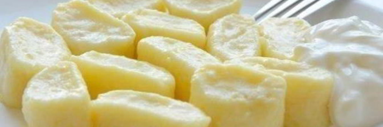 Ленивые вареники с картофелем