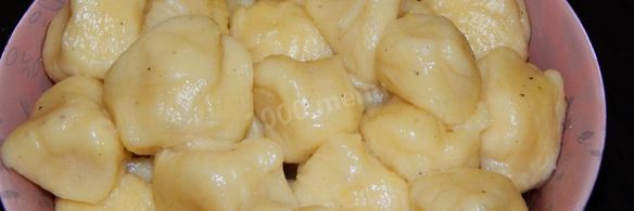 ленивые вареники с картошкой