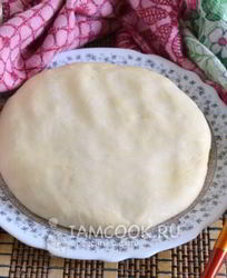 Постное тесто для вареников