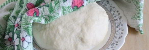 постное тесто для вареников
