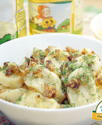 Постные ленивые вареники с картофелем