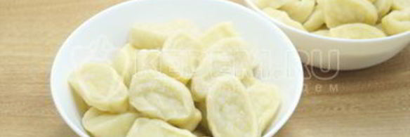 постные ленивые вареники с картофелем