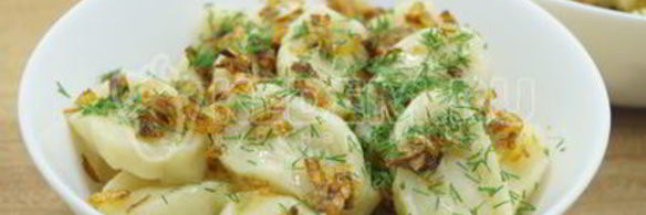 постные ленивые вареники с картофелем