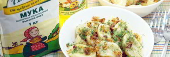 постные ленивые вареники с картофелем