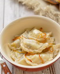 Постные вареники с картофелем