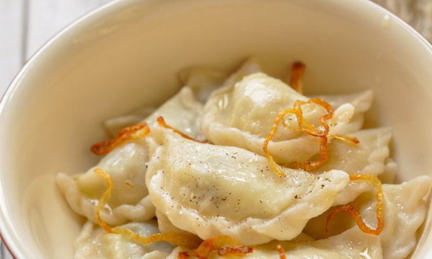 Рецепт постных вареников с картофелем