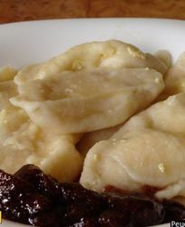 Пышные вареники с творогом на молоке