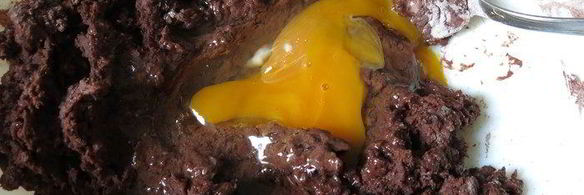 шоколадные вареники с ягодами