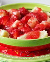 Тесто на вареники с клубникой