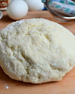 Творожное тесто для вареников на пару