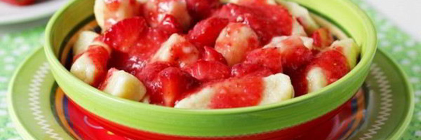 Творожные ленивые вареники по-итальянски