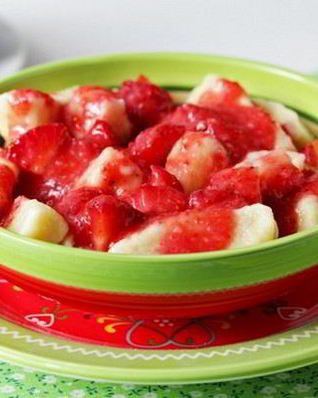 Творожные ленивые вареники по-итальянски