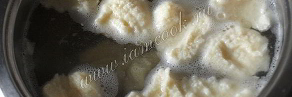 творожные ленивые вареники с манкой