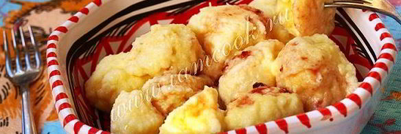 творожные ленивые вареники с манкой