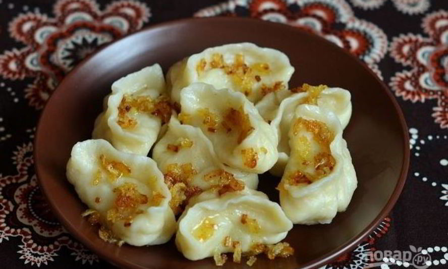 Рецепт украинских вареников с картошкой