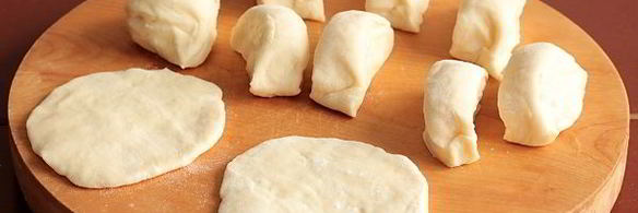 вареники на кефире на пару