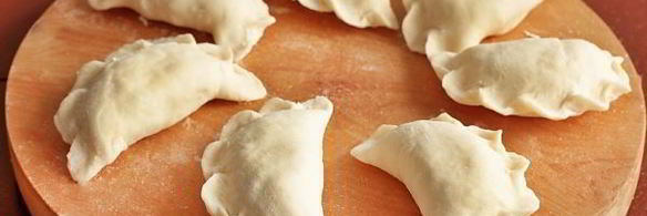 вареники на кефире на пару