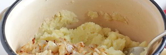 вареники на кислом молоке с картошкой и луком