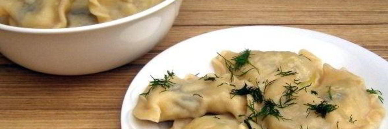 Вареники на молоке с картошкой